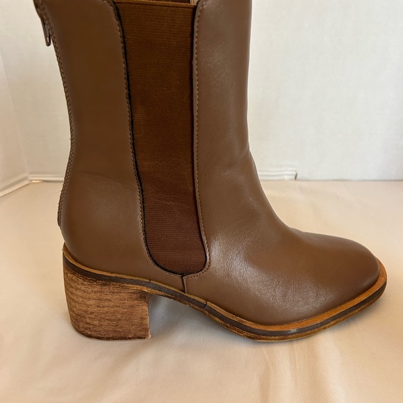 Oasis Society California Brown Tall Ankle Boot Size 9 - Picture 8 of 16